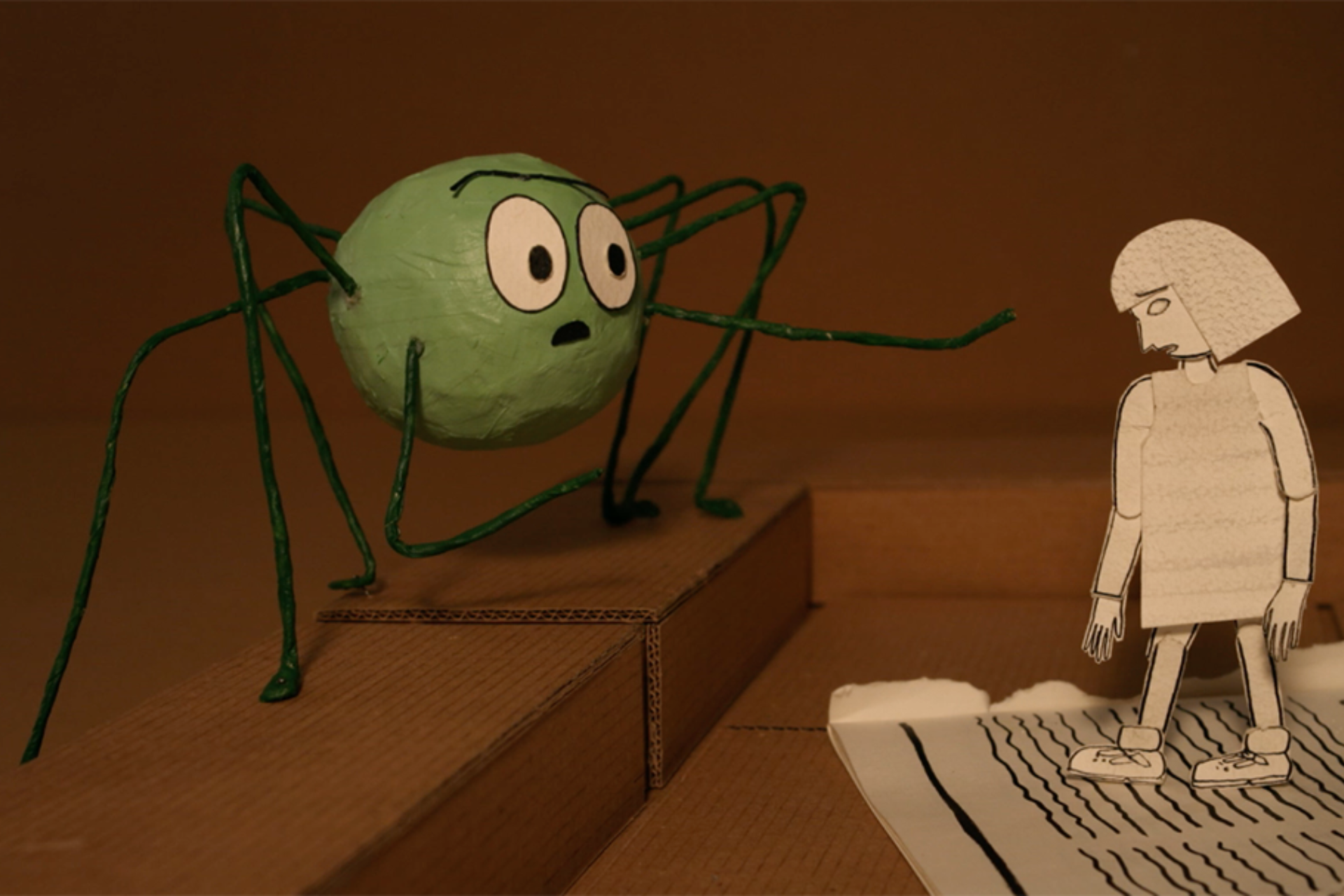 Papergee and the Spider